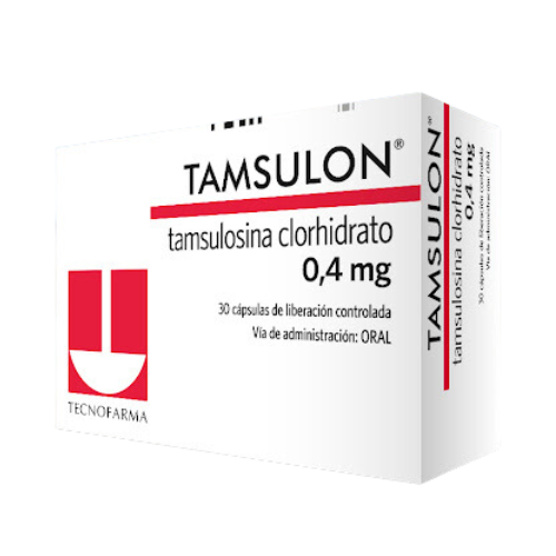TAMSULON TAMSULOSINA 0.4MG L.P CAP X 30